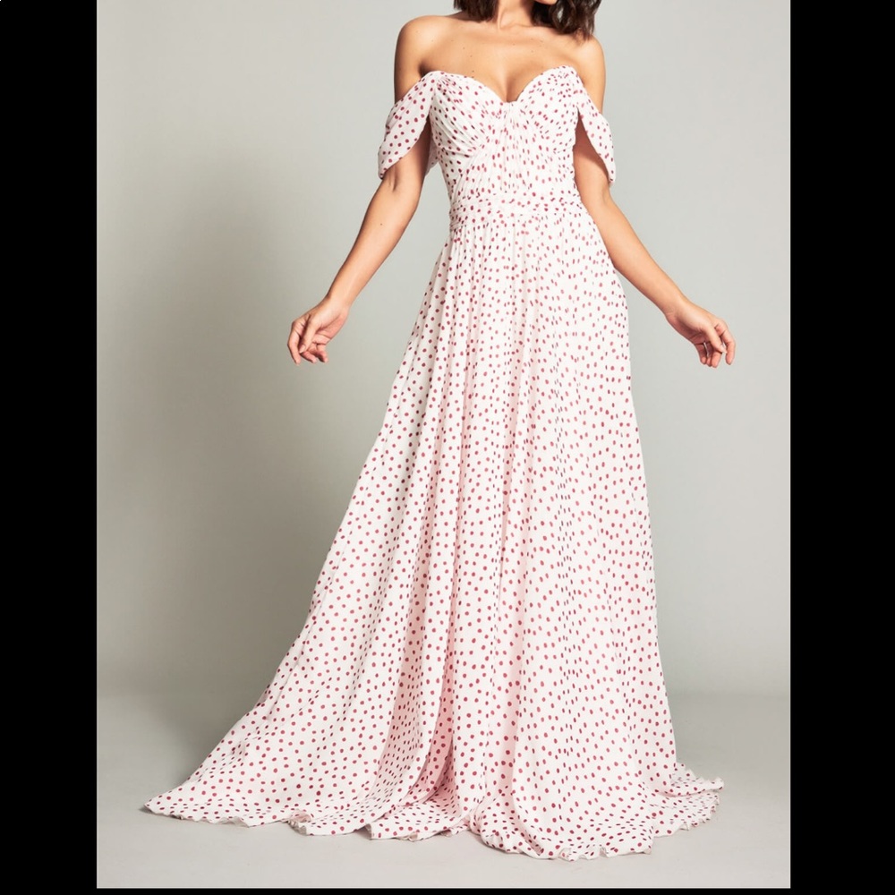 Tadashi Shoji Garrett Off-Shoulder Sweetheart Gown